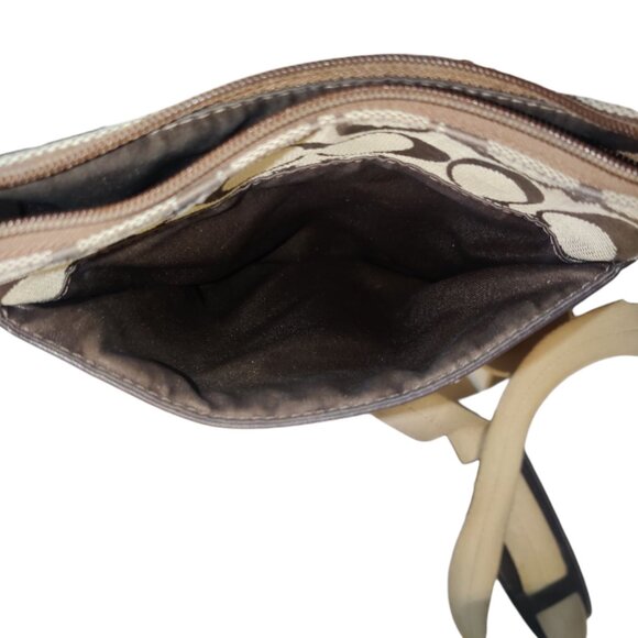 Coach Legacy Signature Stripe Swingpack Crossbody Bag - Picture 7 of 16